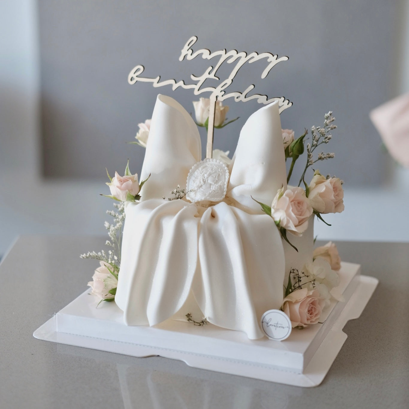 Ribbon with mini roses