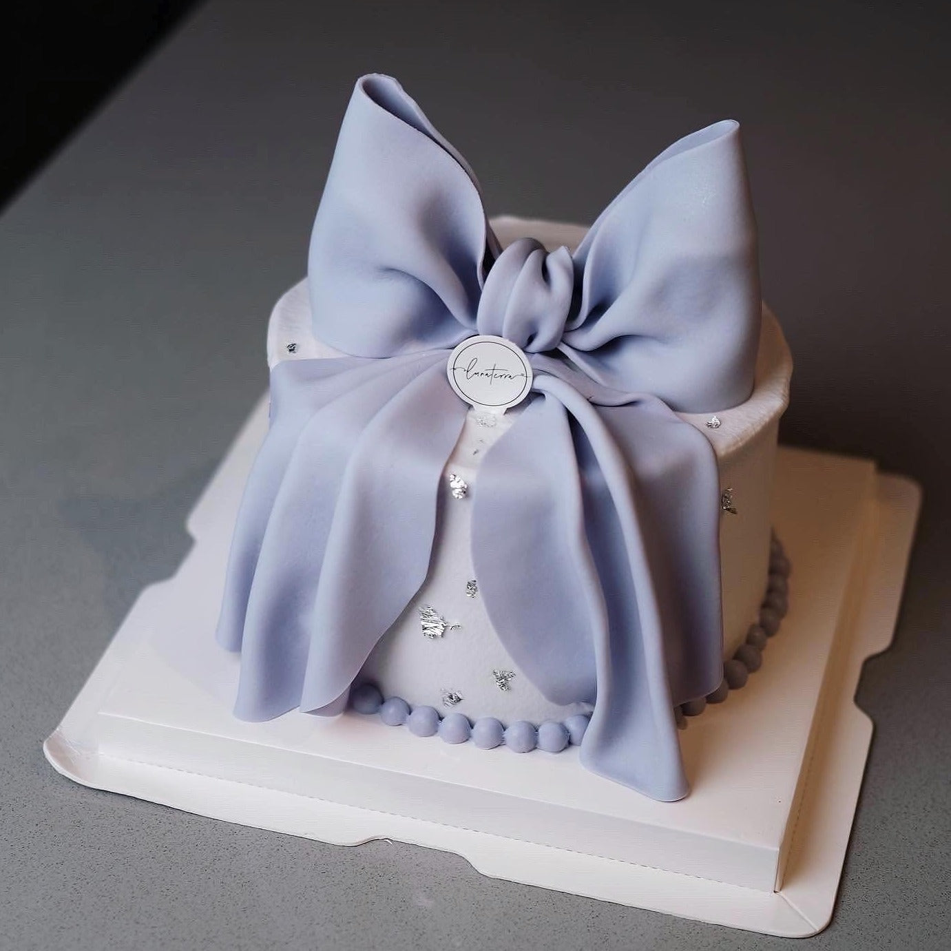 Fondant Ribbon Cake