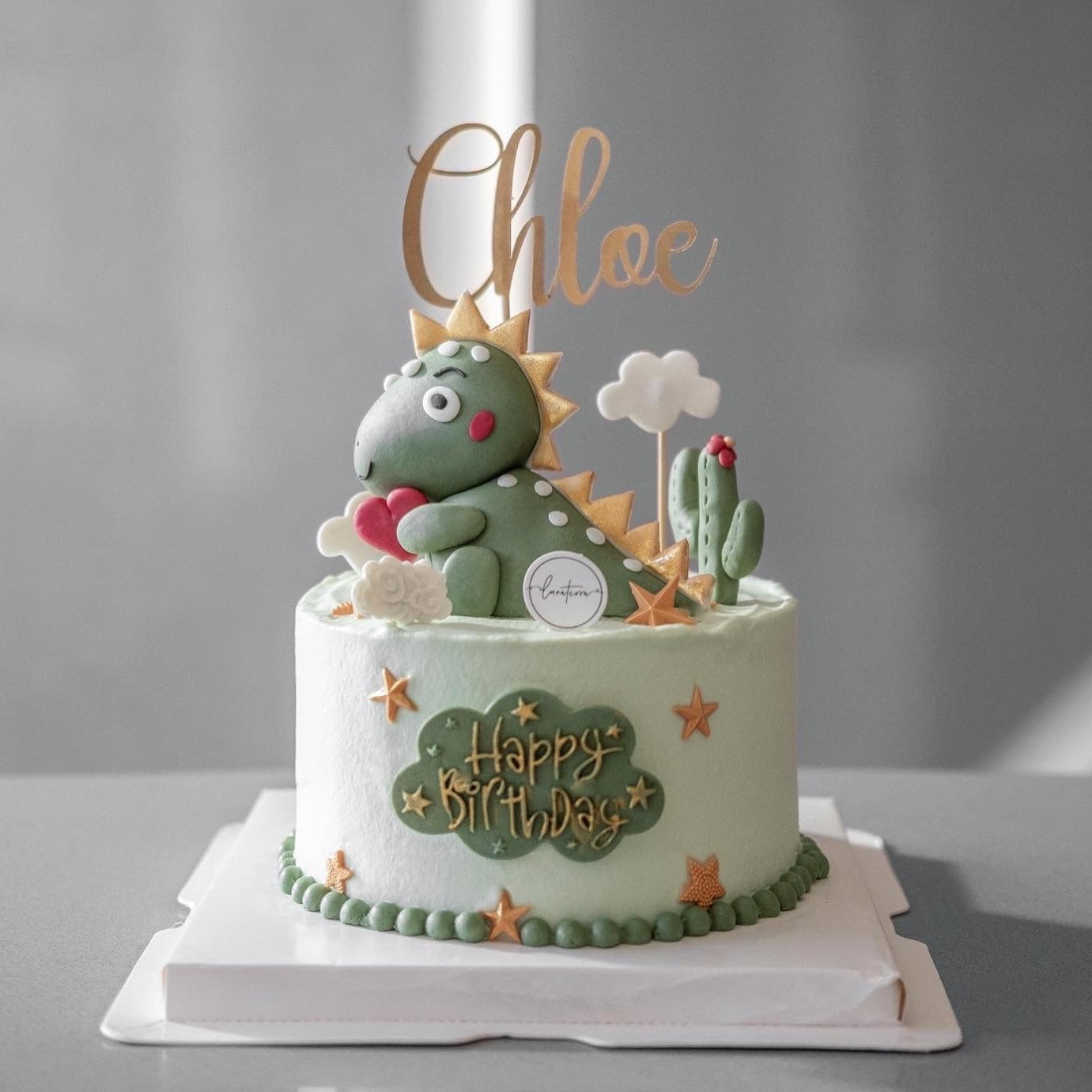 Fondant Dinosaur Cake