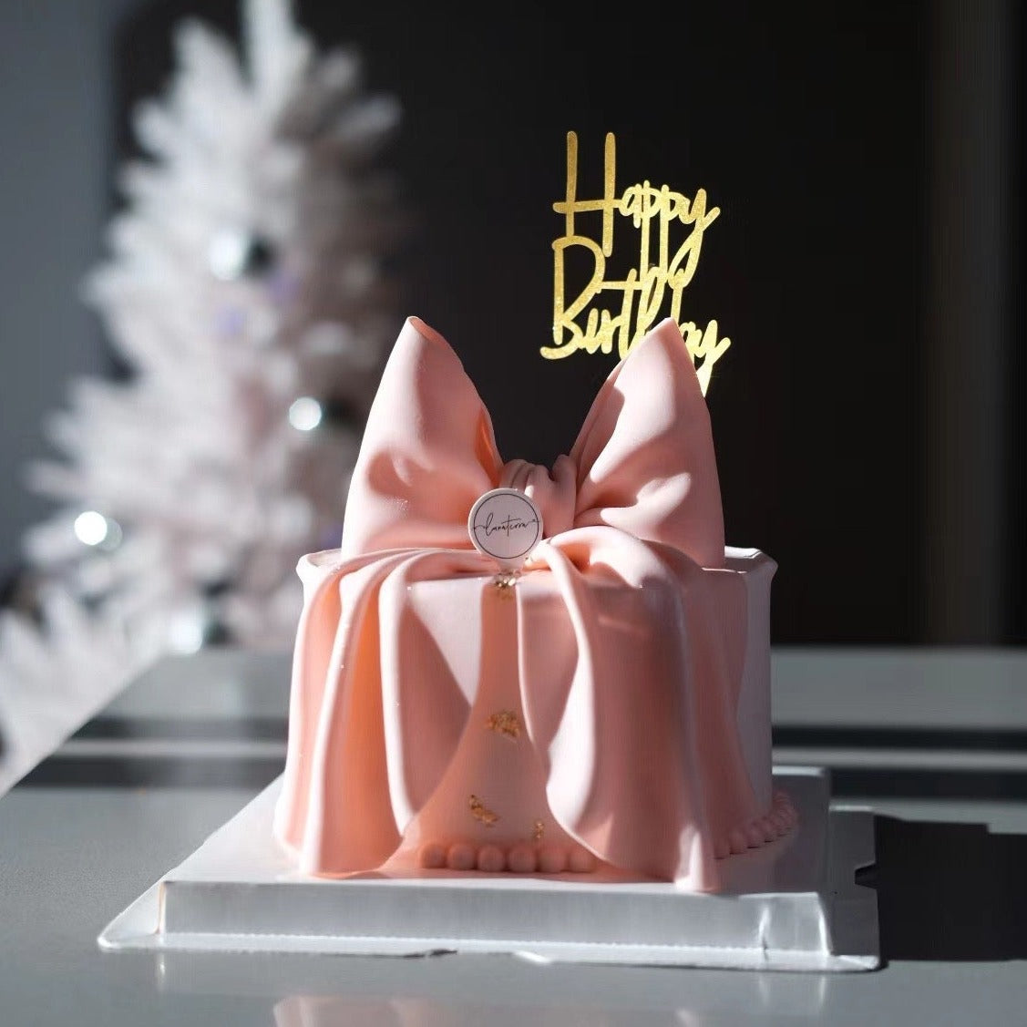 Fondant Ribbon Cake
